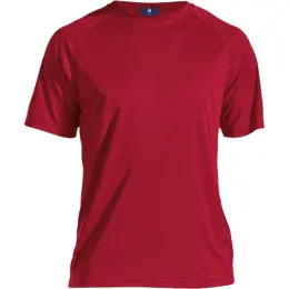 135g Barron Polyester T-Shirt Red Front